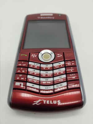 BlackBerry Curve 8130 - Pink, Red, Silver (TELUS) Smartphone Rare