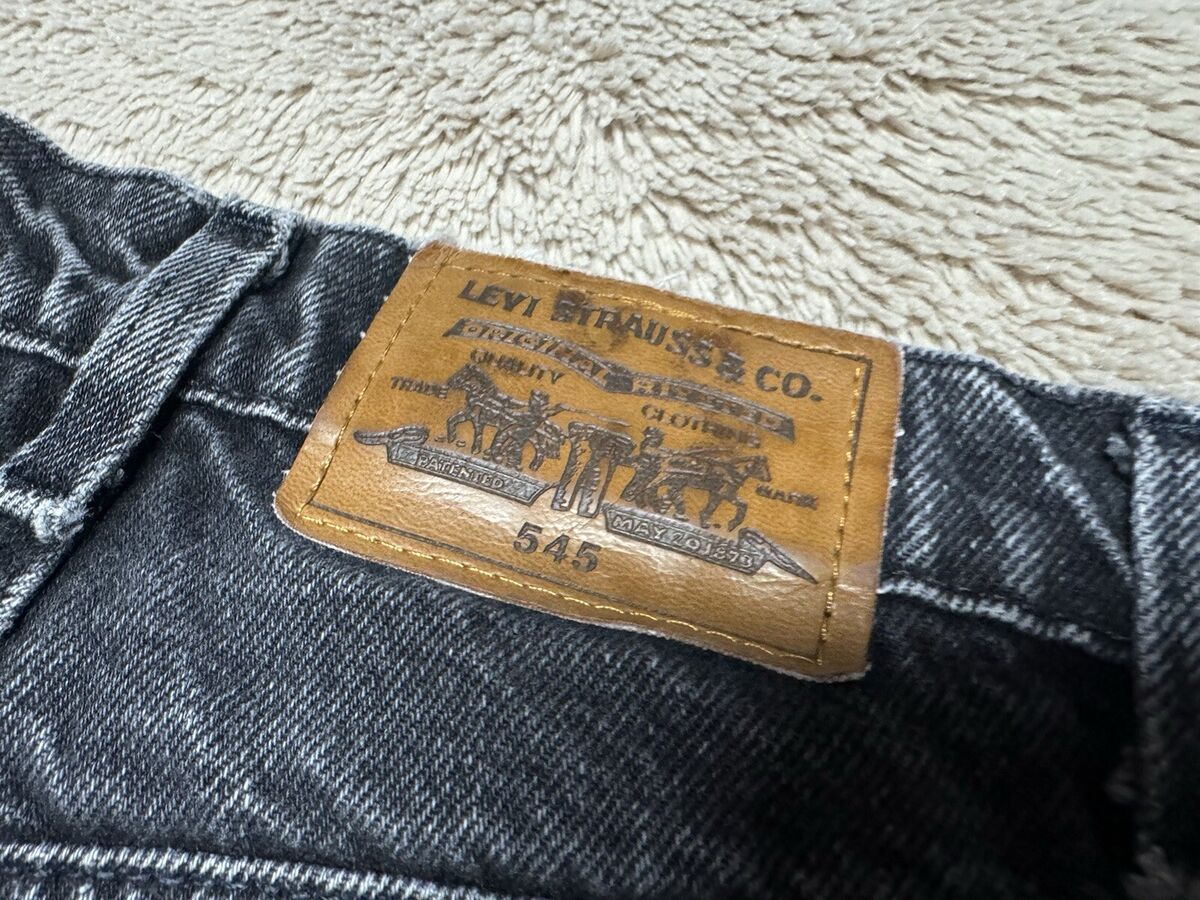 Vintage Levis 545 Jeans Mens 38x36 Black Loose Fit Straight Vintage Levis 545 Jeans Mens 38x36 Black Loose Fit Straight