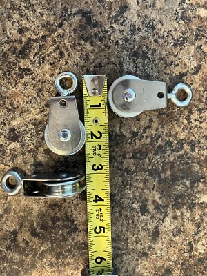 SAVA 100625 Bracket Pully, Stainless Steel, Eye Mount (Lot of 3)