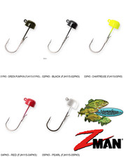 Z-MAN Jigheads (FJH115) NED Rig Finesse Shroomz 1/15oz Pick Any 5 Colors 5PK