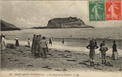 Old postcard Saint-Quai-Portrieux La Plage de la Comtesse (1147878)