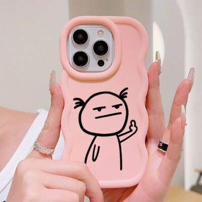 Hot Cute Wave Cool Girl Case For Various Phone ShockProof Back Cover Funny Women
