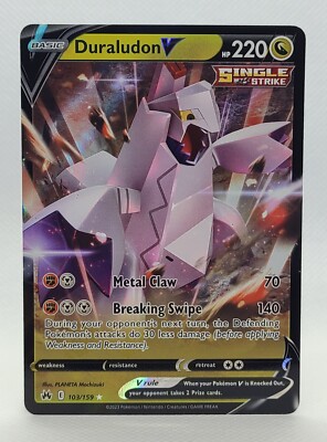 Duraludon V 103/159 Sword & Shield Crown Zenith Pokemon TCG NM