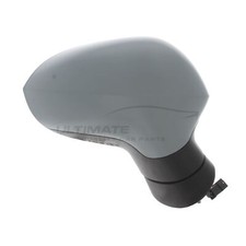 Seat Ibiza Mk4 2008-> Door Wing Mirror Electric Primed Drivers Side Right Hand