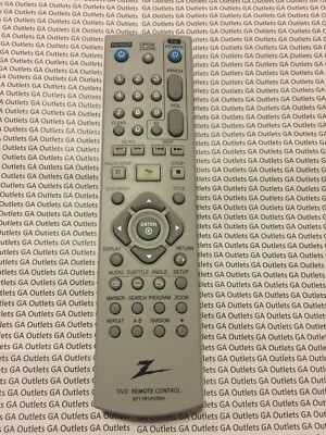 ZENITH REMOTE CONTROL 6711R1P070H for DVB412 DVB413 DVB418 DVD/VCR COMBO 