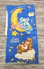 American greetings corp 1984 Vintage care bear sleeping bag 30x57 Colorful