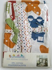 Boys Planes trains cars trucks on the go cotton DIAPER STACKER VALANCE BORDER