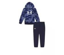 Under Armour Marbled Midnight Navy 2piece set, top 5T, Jogger 6T
