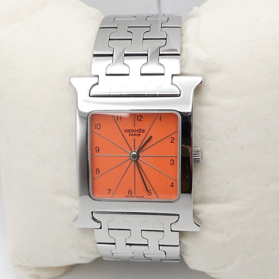 HERMES エルメス Hウォッチ HH1.510 Hermes Heure H HH1.510 Stainless Steel Quartz Watch - 26mm x 35mm