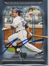 IKE DAVIS NEW YORK METS  SIGNED 2011 TOPPS 60 CARD #46