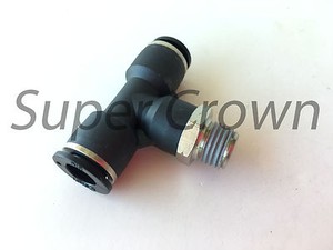Pneumatic Union Reducer Tee Tube OD Push In To Connect Air Fitting One Touch Pneumatic Union Reducer Tee Tube OD Push In To Connect Air Fitting One Touch