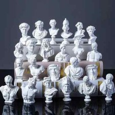 1:6 miniature Greek Mythology plaster bust Figurine Sculpture Statue Portrait