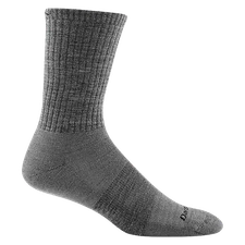 DARN TOUGH 1657 Medium Gray The Standard Crew Men's Lightweight Lifestyle Sock