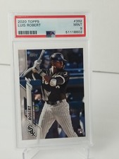 2020 Topps Luis Robert Rookie Card RC #392  - PSA 9 MINT - White Sox