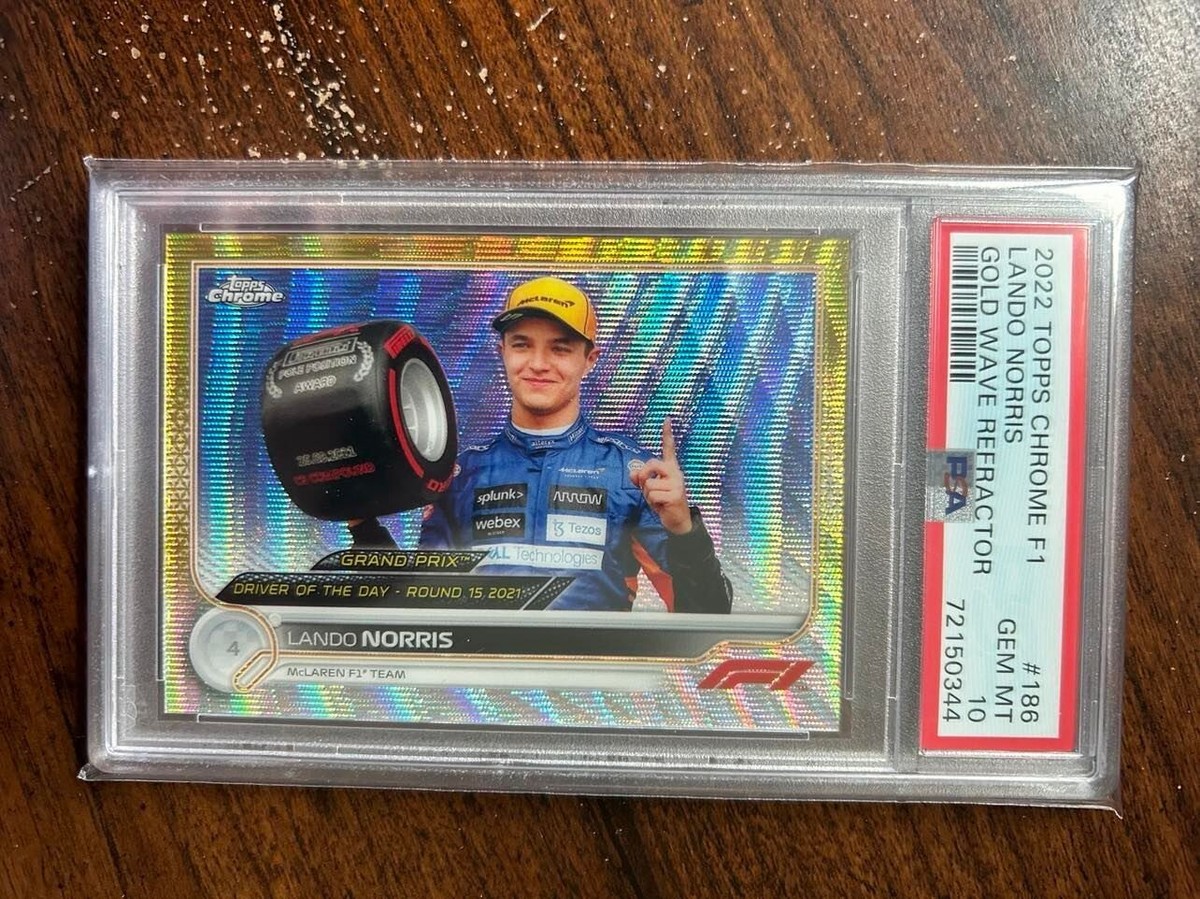 PSA10 Topps Lando Norris Refractor