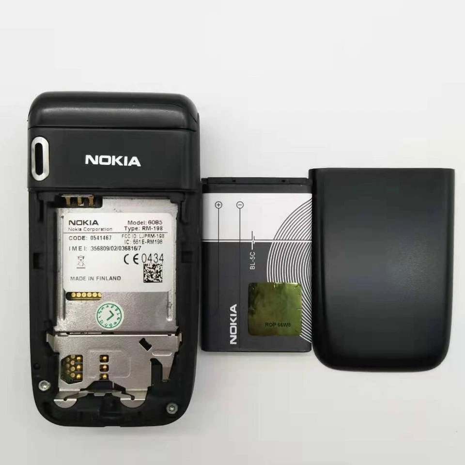 Nokia 6085 - Black (AT&T) Cellular Phone - Image 2 of 4