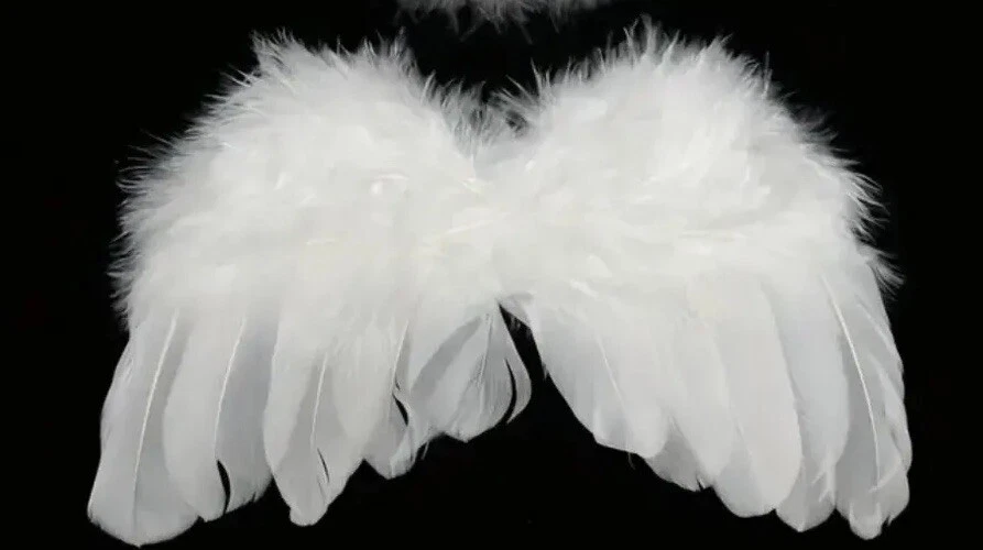 Recién Nacido Bebé Pluma Alas de Ángel Fotografía Accesorios PRIMERA FOTO BEBÉ NUEVO EN PAQUETE Foto 2 de 4