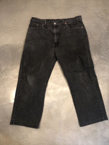 Vintage Mens Made in USA Levis 505 Black Denim Jeans Size 38x30 | eBay