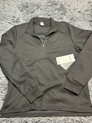 90 Degree  Black 1/4 Zip Activewear Pullover Mens Size Small Pocket NEW S