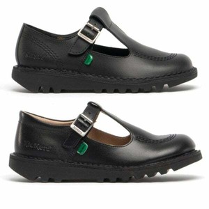 kickers slip on school shoes