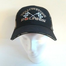Yellowstone Polaris Baseball Cap Hat Camo Black Adjustable Strap