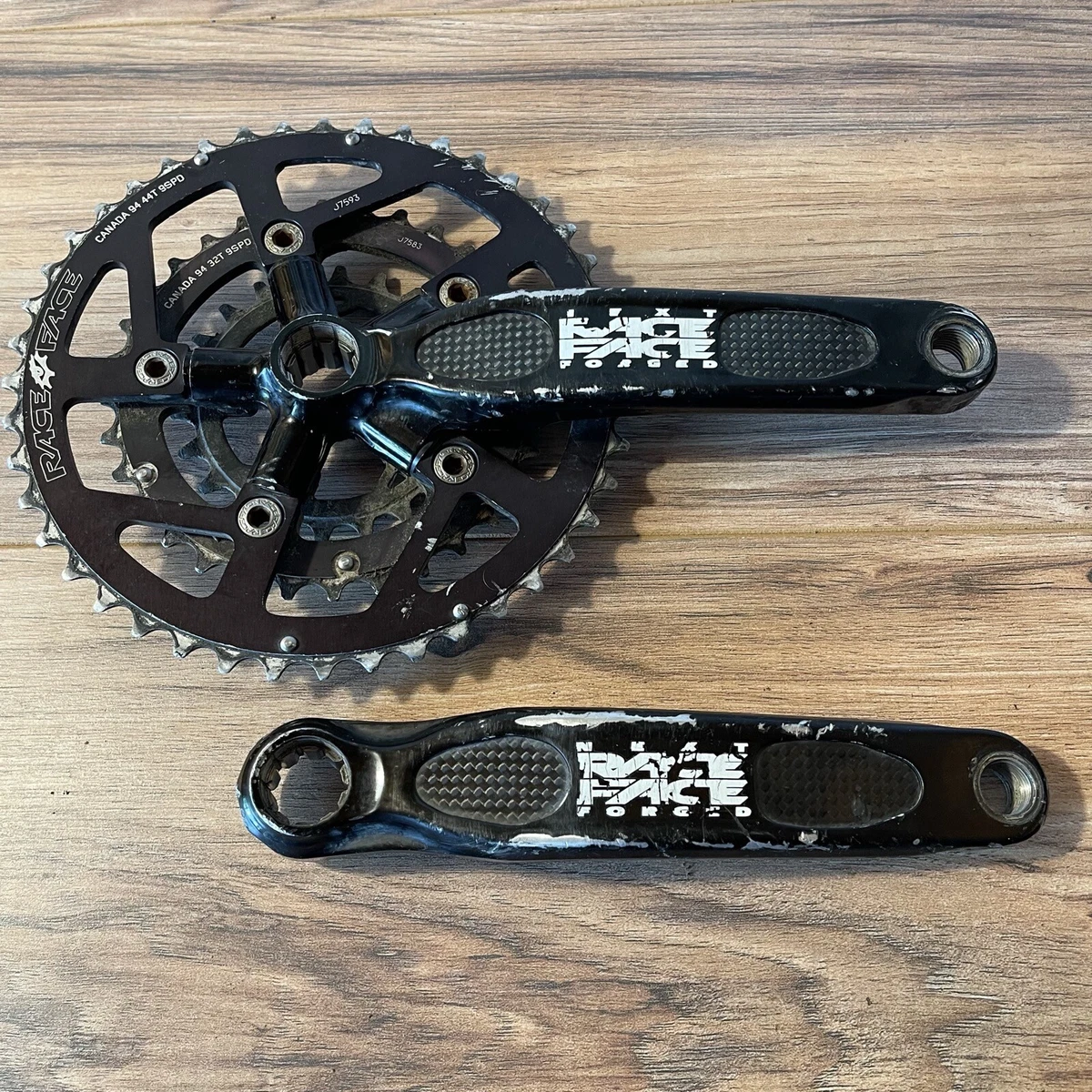 Race Face Next ISIS Crankset Forged Carbon 175 22 32 42 94BCD eBay