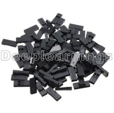 1000Pcs 2.54mm 2P Pitch Dupont Jumper Wire Cable Housing Female Pin Connector