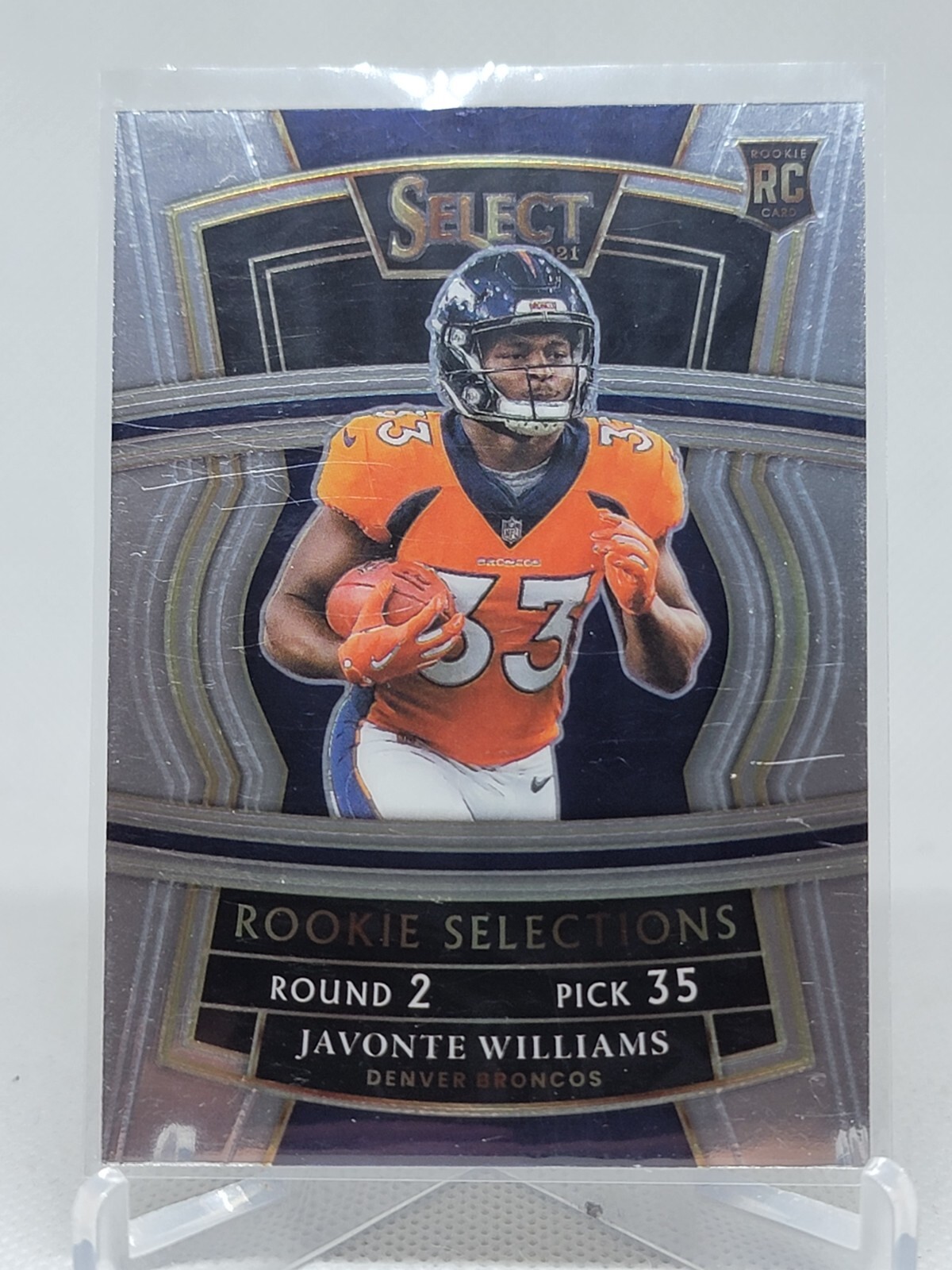 2021 Select Football #RS-19 Javonte Williams RC Rookie Selections D3G
