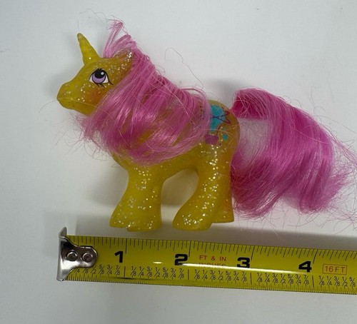 RARO My Little Pony Baby Brillo Gusty Amarillo Globo de Aire Caliente MLP G1 Unicornio 84 - Imagen 4 de 4