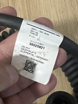 r*a様 Mercedes-Benz 電気自動車 充電器 Delphi メルセデスベンツ 電気自動車 EV車 純正 DELPHI 充電ケーブル 35205745