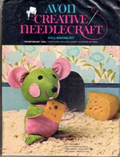 NOS AVON Creative Needlecraft Doll-Making Kit "House Mouse" Doll
