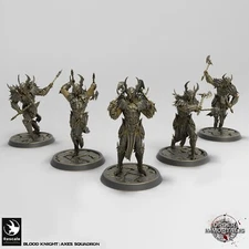 Blood Knights by Rescale Miniatures | D&D | DnD | Print on Demand