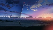 Landscape anime sky 5 centimeters per second makoto Custom Gaming Mat Desk