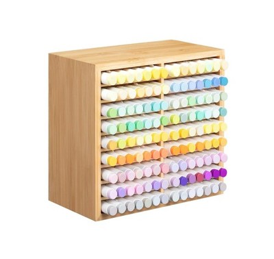 Alkohol Marker Stift Aufbewahrung Bambus Holz Schreibtisch Organizer Kunst Handwerk Schreibwaren