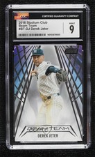 2018 Topps Stadium Club Beam Team Derek Jeter #BT-DJ CGC 9 Mint HOF sq1