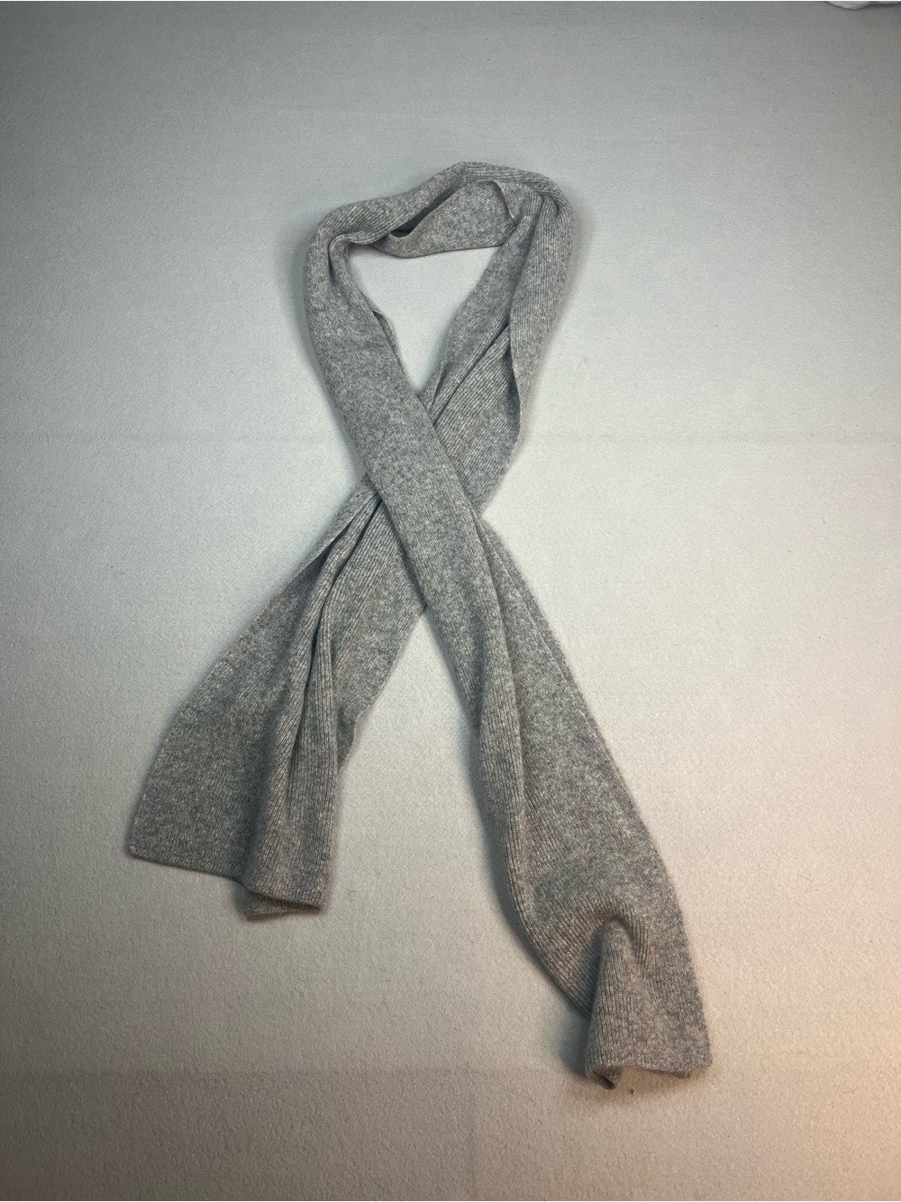 Quince 100% Cashmere Mongolian Cashmere Scarf Heather Grey Sustainable Soft