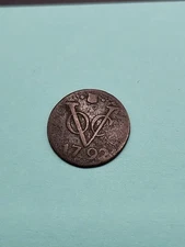  1792 New York Penny VOC Dutch Colonial Cent Utrecht