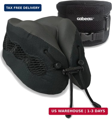 Cabeau Long Haul Flight Cooling Travel Neck Pillow - Evolution Cool - Supportive