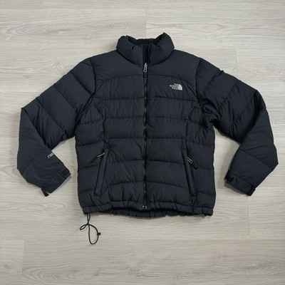 Vintage The North Face Womens Black Nuptse Down Jacket Puffer Coat Full Zip L