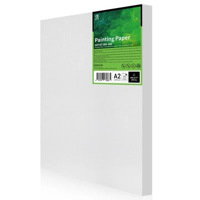 ESENG® Leinwandpapier 600gsm, Zeichenpapier, dick Papier für Öl- und Acrylmalei