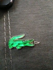 Lacoste Metal Green Keychain Length 3 inches  Vintage