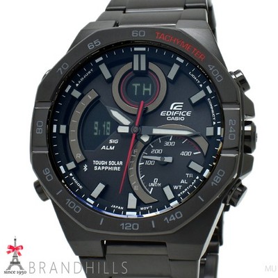Casio Men s Edifice Solar Bluetooth Mobile Link SS ECB 950YDC 1AJF CASIO   From