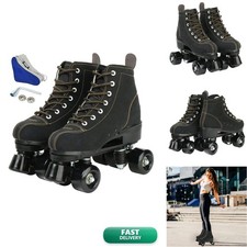 Risup Roller Skates Women Men PU High-Top Classic Double-Row Skates, 45