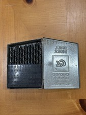 Chicago Latrobe Drill Index #1-60 Complete Set U.S.A Made HS Bits