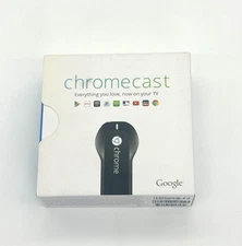 Google Chromecast 1st Gen HDMI Streaming Media Player – Open Box – Tested & Work