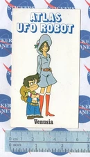 VINTAGE STICKER STICKER DECAL CARTONS VENUSIA ATLAS UFO ROBOT