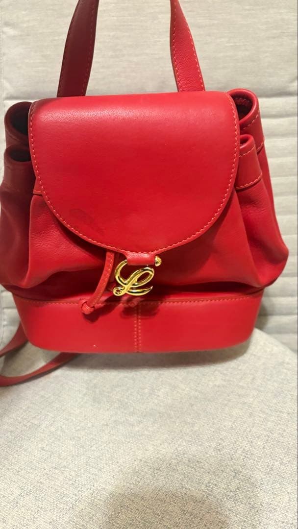 loewe leather rucksack backpack drawstring - image 2