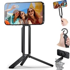 Magnetic Stand Mini Tripod for iPhone: Aluminium for MagSafe Tripod with 360 ...
