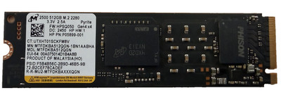 Micron 2500 512GB NVMe M.2 2280 SSD PCIe Gen4 x4 6600MB/s - Windows 11 Installed