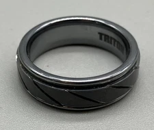 Triton Tungsten Carbide Mens Ring Wedding Band TC850 Size 9